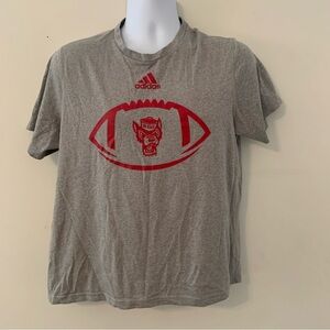 NC State Football Tee